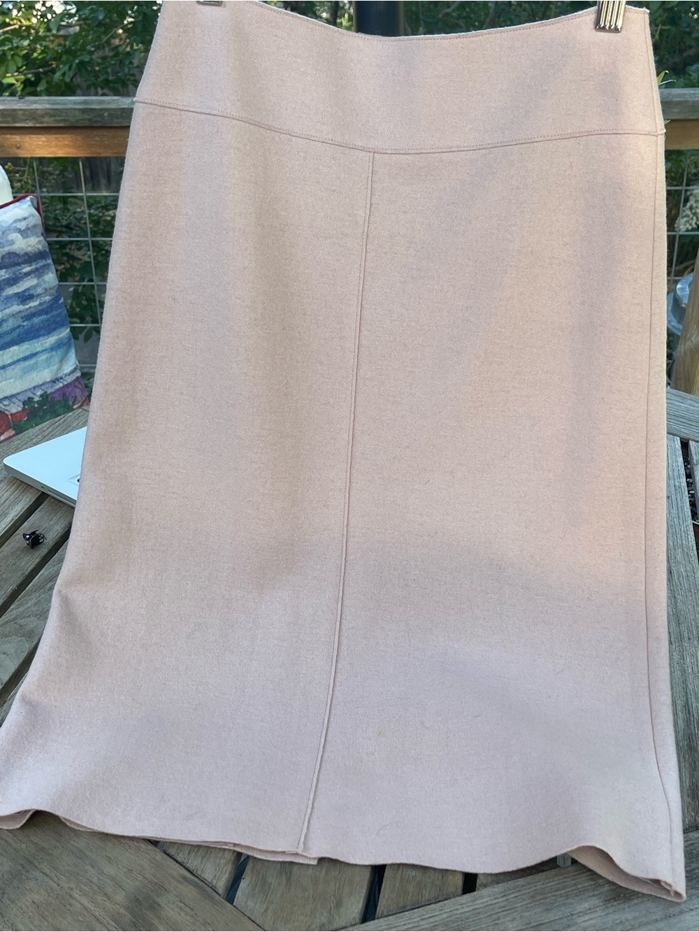 Massimo Dutti Soft Blush Pencil Skirt